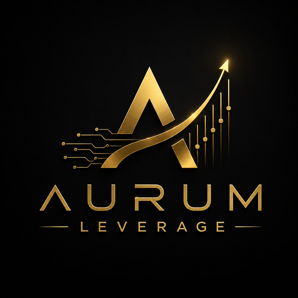 Aurum Leverage gold emblem